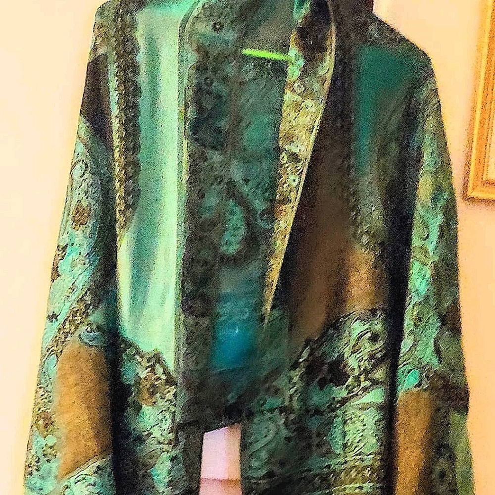 Multi-Colored silk blended Pashmina